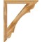 Ekena Millwork Olympic Slat Rough Sawn Bracket, Western Red Cedar, 4"W x 40"D x 48"H BKT04X40X48OLY06RWR - alternate 3